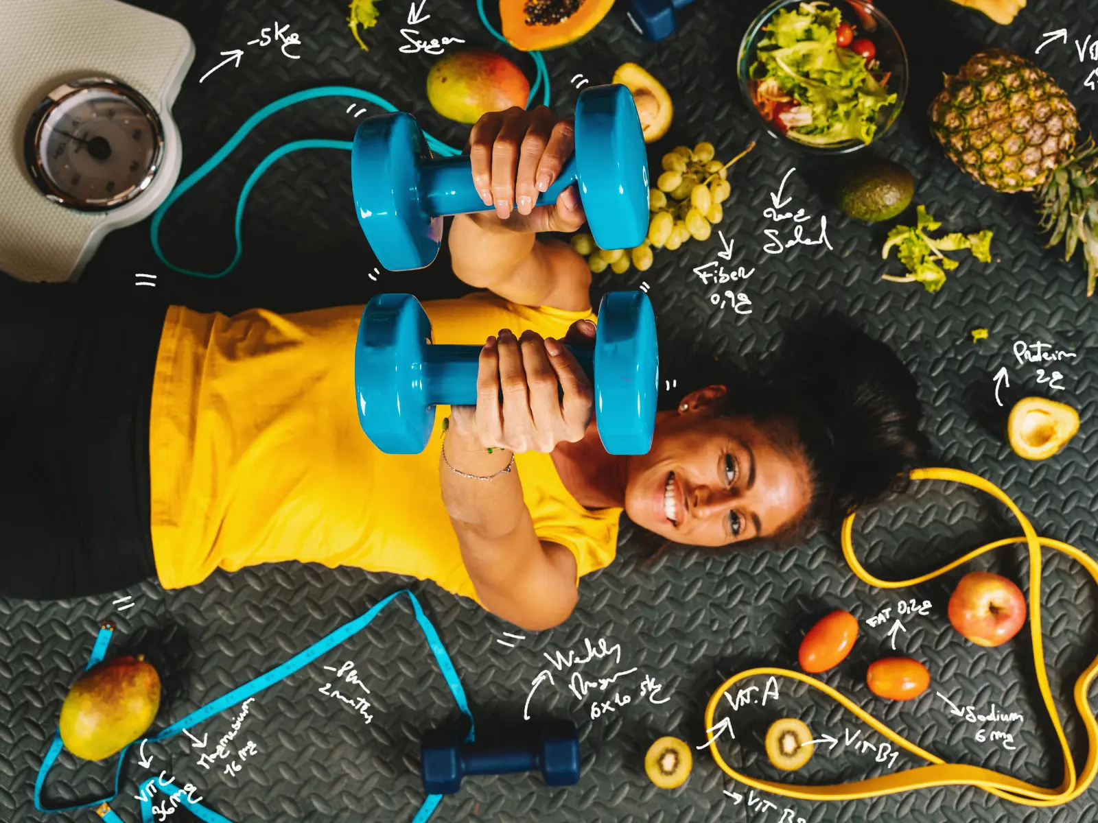 Nutrición deportiva para rendimiento físico y composición corporal en Clínica La Pradera