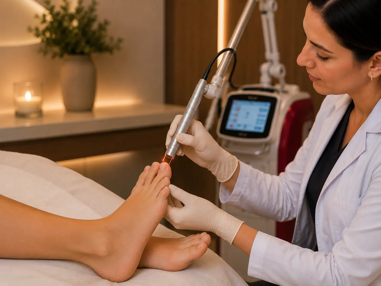 Tratamiento láser para onicomicosis